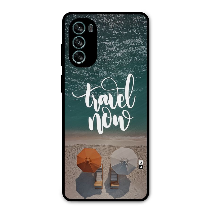 Travel Now Metal Back Case for Moto G62