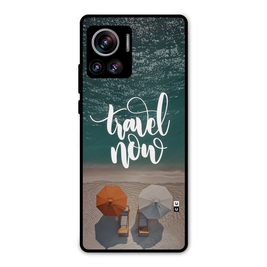 Travel Now Metal Back Case for Motorola Edge 30 Ultra