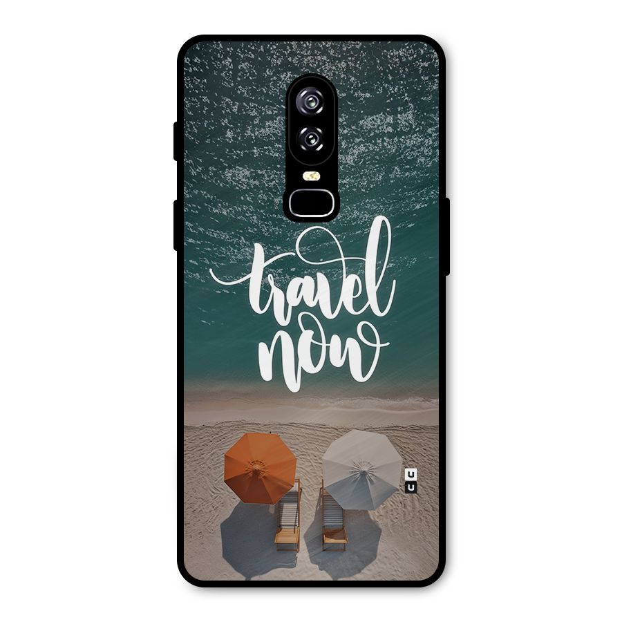 Travel Now Metal Back Case for OnePlus 6