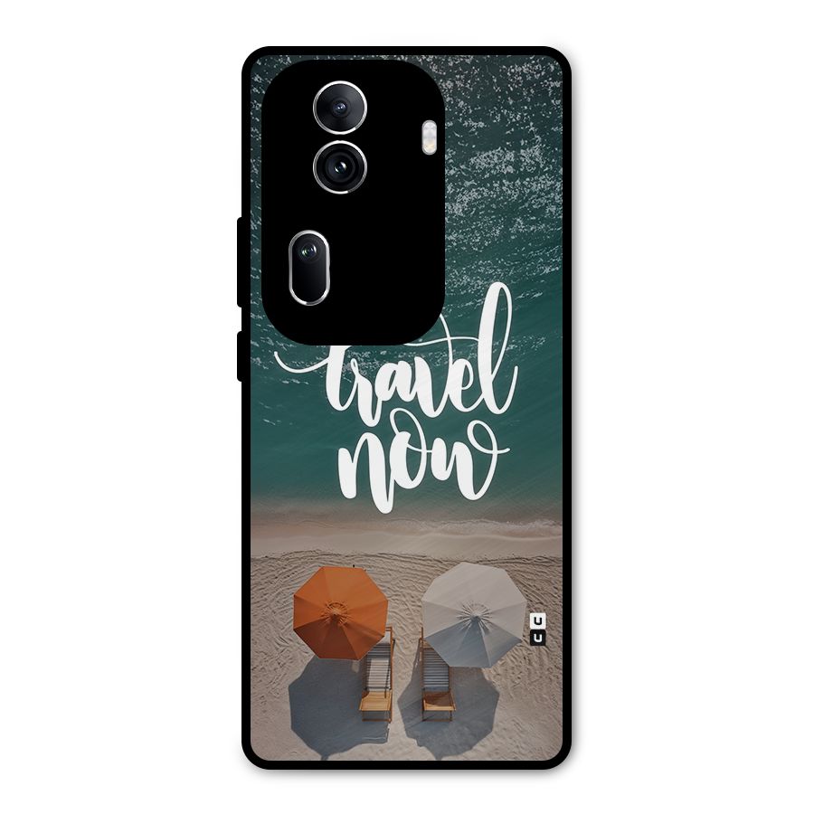 Travel Now Metal Back Case for Oppo Reno11 Pro 5G