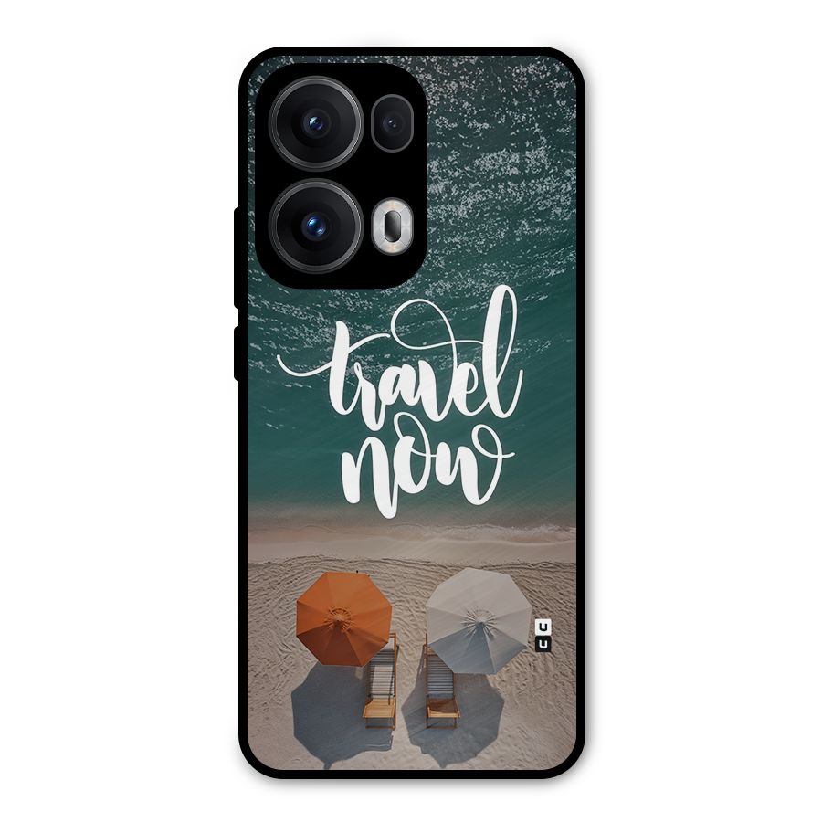 Travel Now Metal Back Case for Oppo Reno13 Pro