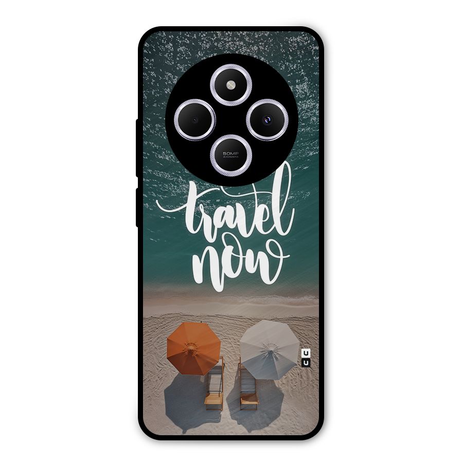 Travel Now Metal Back Case for Poco C75 5G