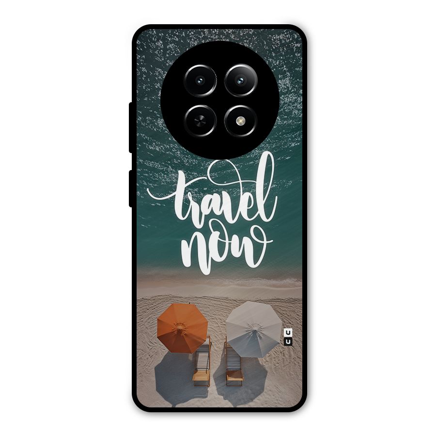 Travel Now Metal Back Case for Realme 12 5G