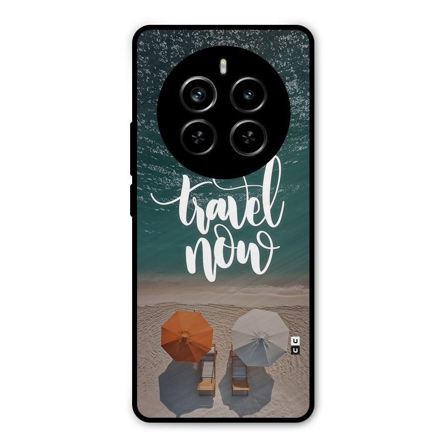 Travel Now Metal Back Case for Realme P1 Pro