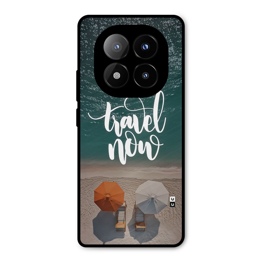 Travel Now Metal Back Case for Redmi Note 14 Pro Plus 5G