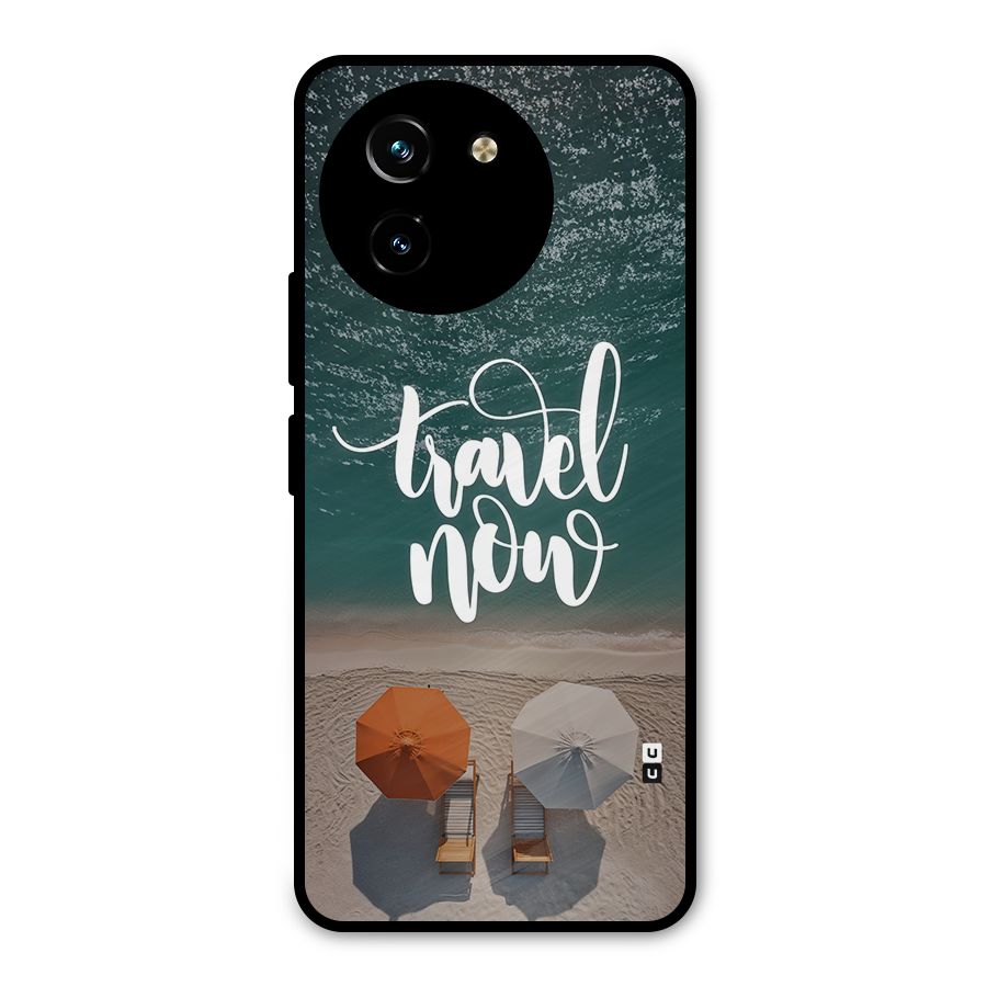 Travel Now Metal Back Case for Vivo T3x