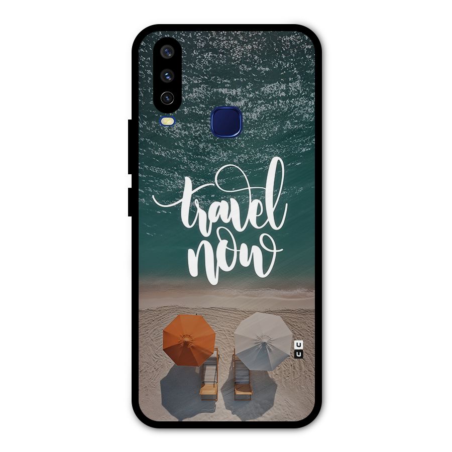 Travel Now Metal Back Case for Vivo V17