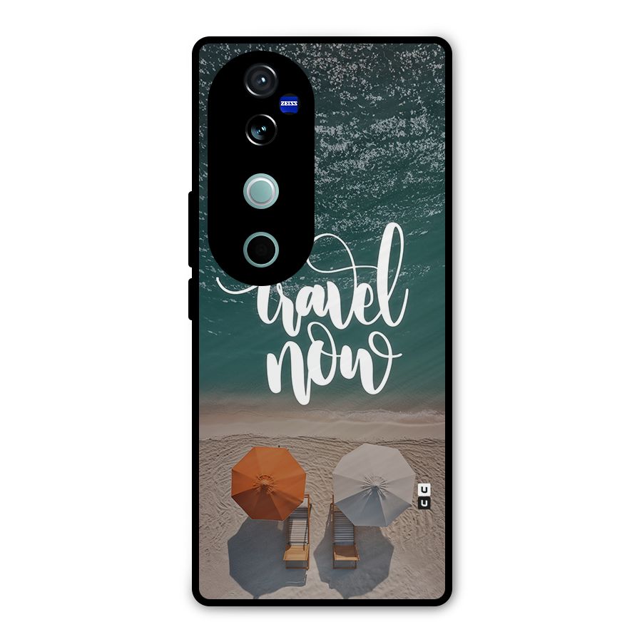 Travel Now Metal Back Case for Vivo V40