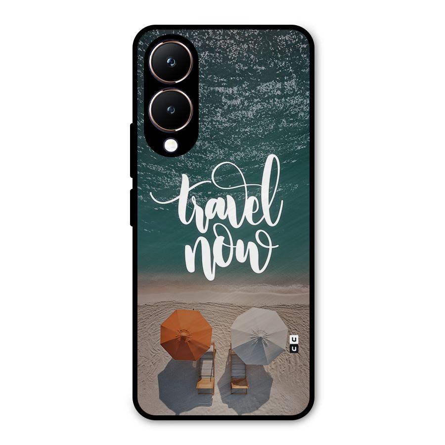 Travel Now Metal Back Case for Vivo Y28