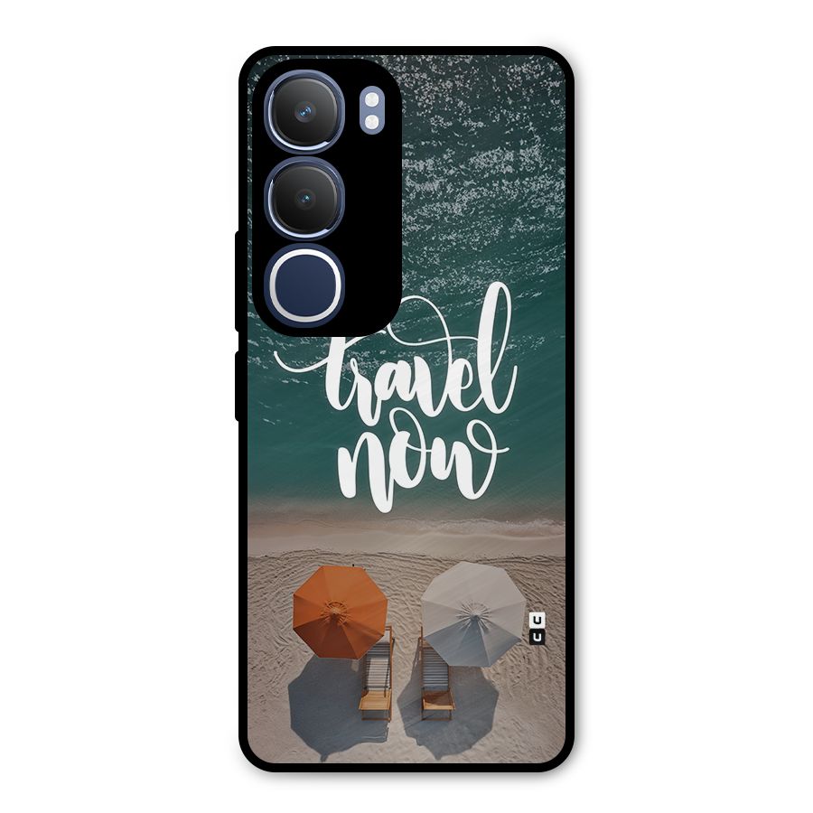 Travel Now Metal Back Case for Vivo Y29
