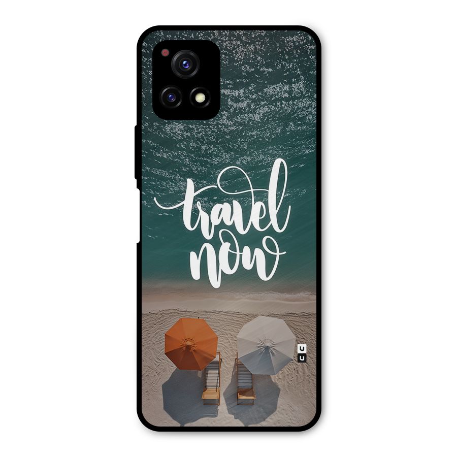 Travel Now Metal Back Case for Vivo Y72 5G