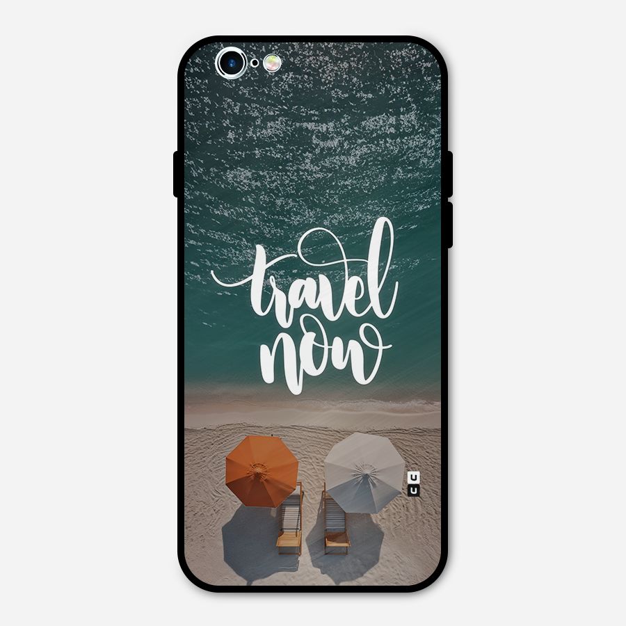 Travel Now Metal Back Case for iPhone 6 6s