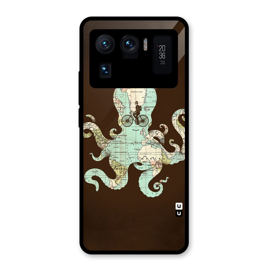 Travel Octopus Glass Back Case for Mi 11 Ultra