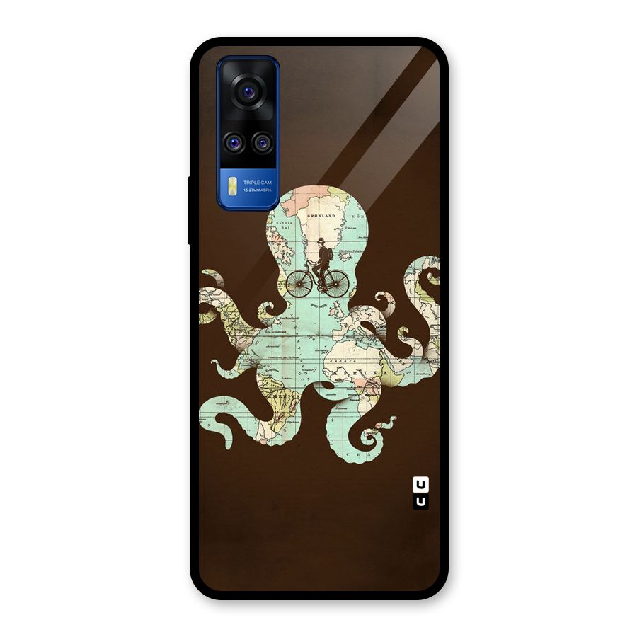 Travel Octopus Glass Back Case for Vivo Y31