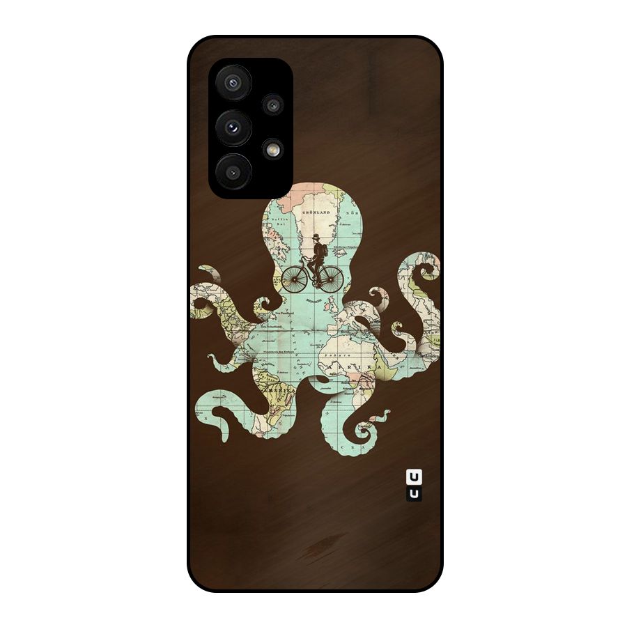 Travel Octopus Metal Back Case for Galaxy A23