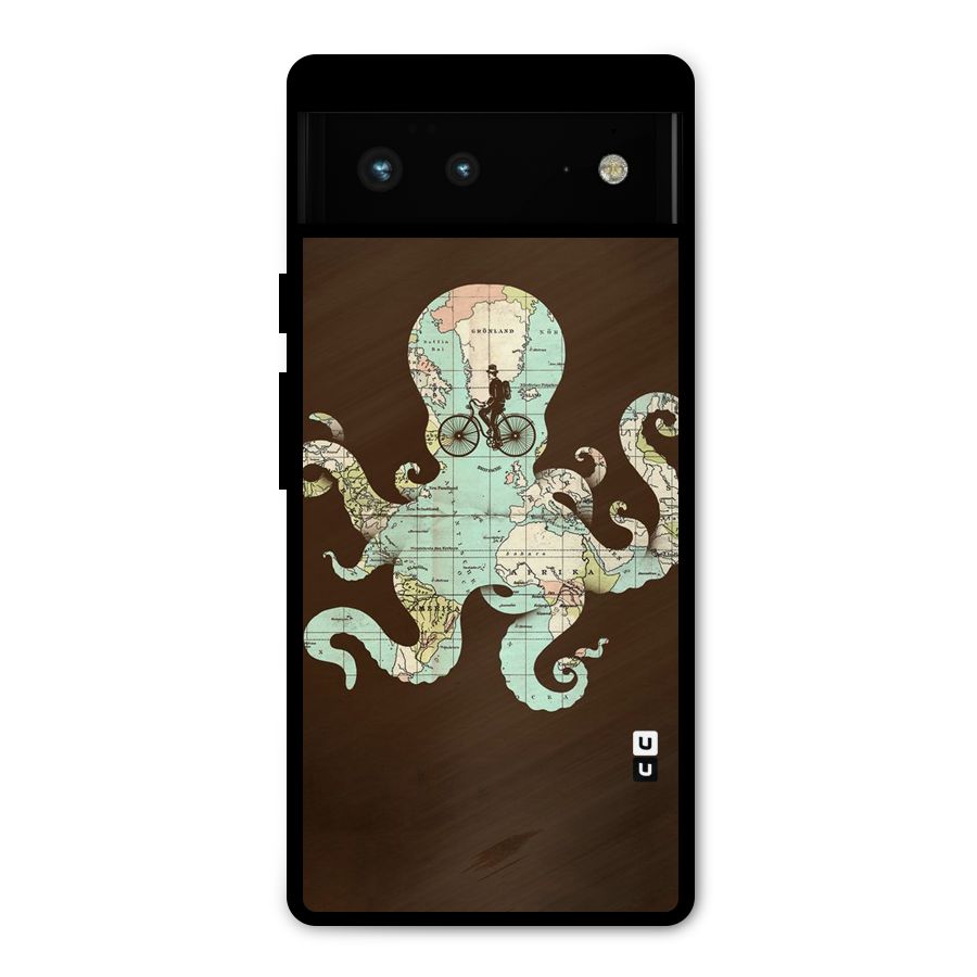 Travel Octopus Metal Back Case for Google Pixel 6