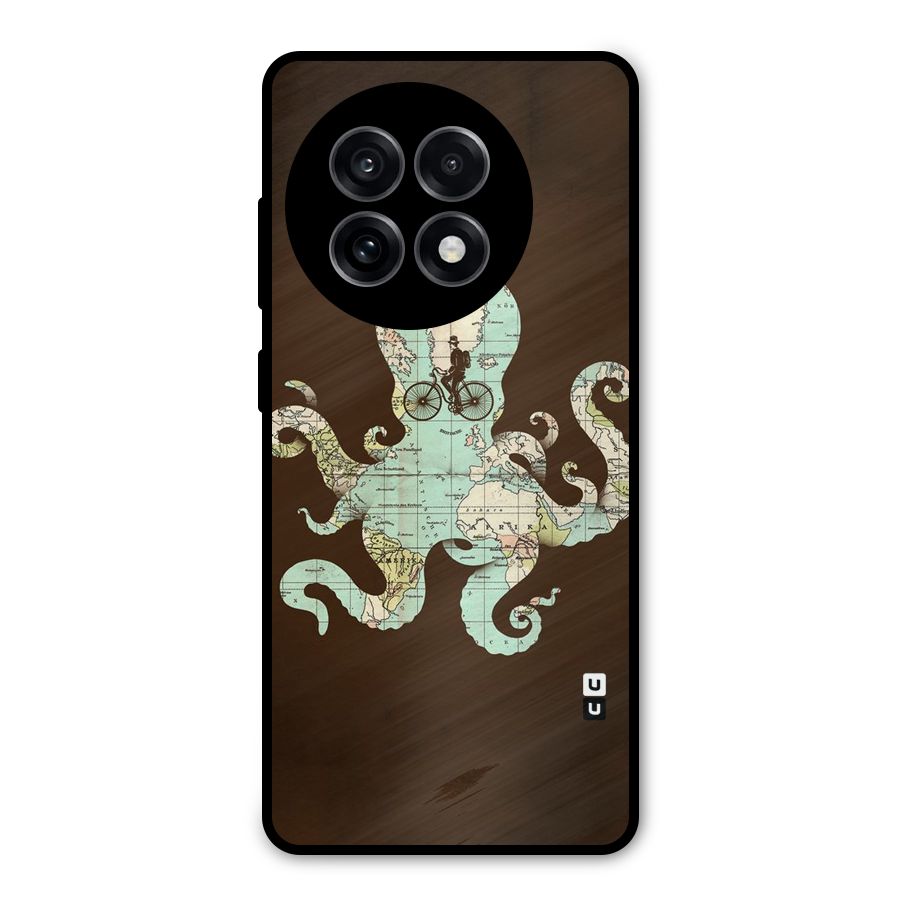 Travel Octopus Metal Back Case for OnePlus 13R