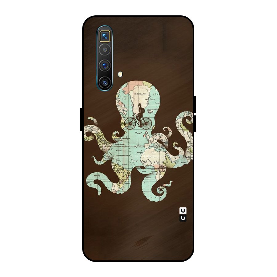 Travel Octopus Metal Back Case for Realme X3 SuperZoom