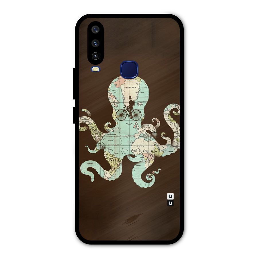 Travel Octopus Metal Back Case for Vivo V17