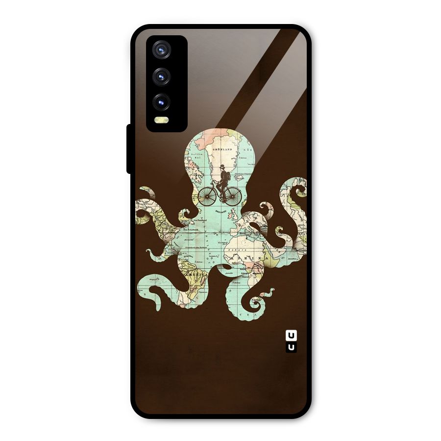 Travel Octopus Metal Back Case for Vivo Y20g