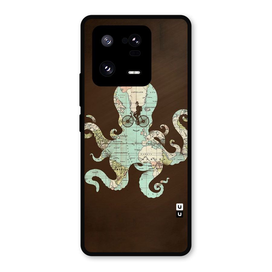 Travel Octopus Metal Back Case for Xiaomi 13 Pro