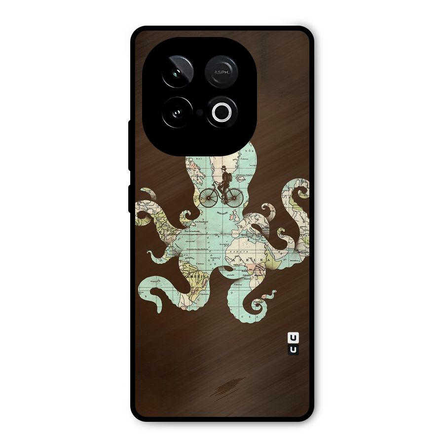 Travel Octopus Metal Back Case for iQOO Neo 10