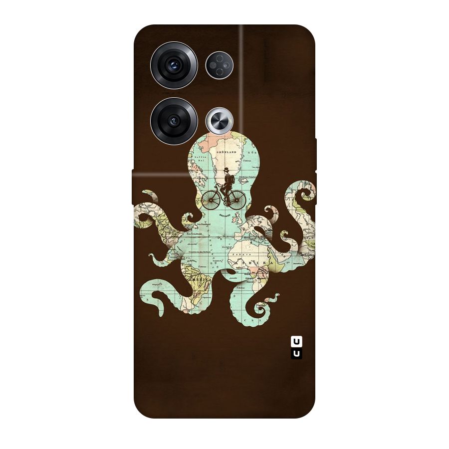 Travel Octopus Original Polycarbonate Back Case for Oppo Reno8 Pro 5G
