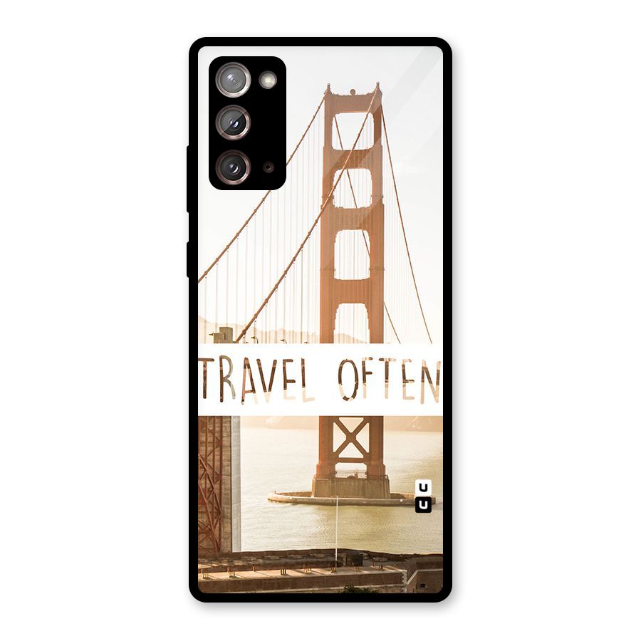 Travel Often Glass Back Case for Galaxy Note 20