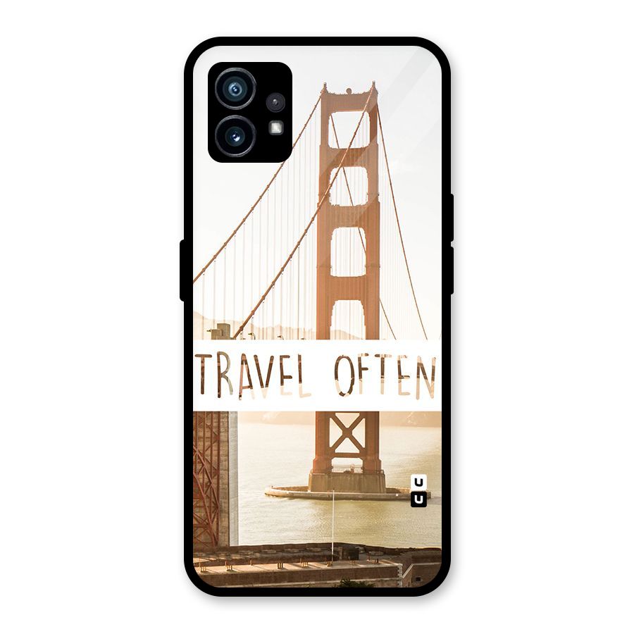 Travel Often Glass Back Case for Nothing Phone 1