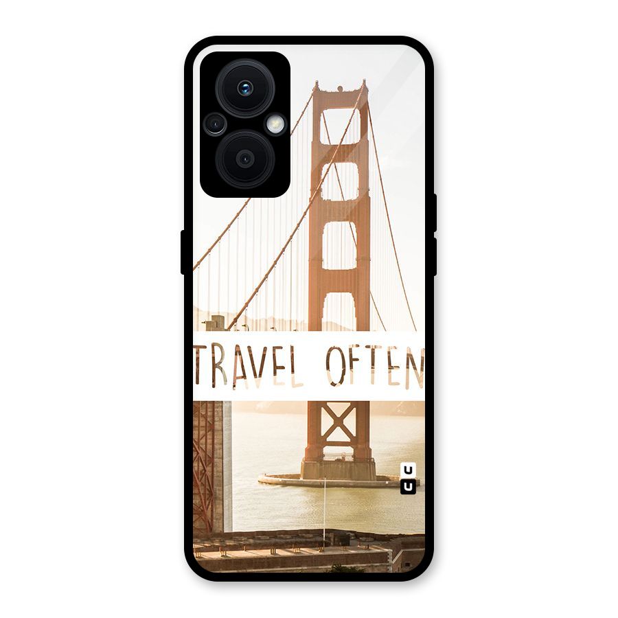 Travel Often Glass Back Case for Oppo F21s Pro 5G