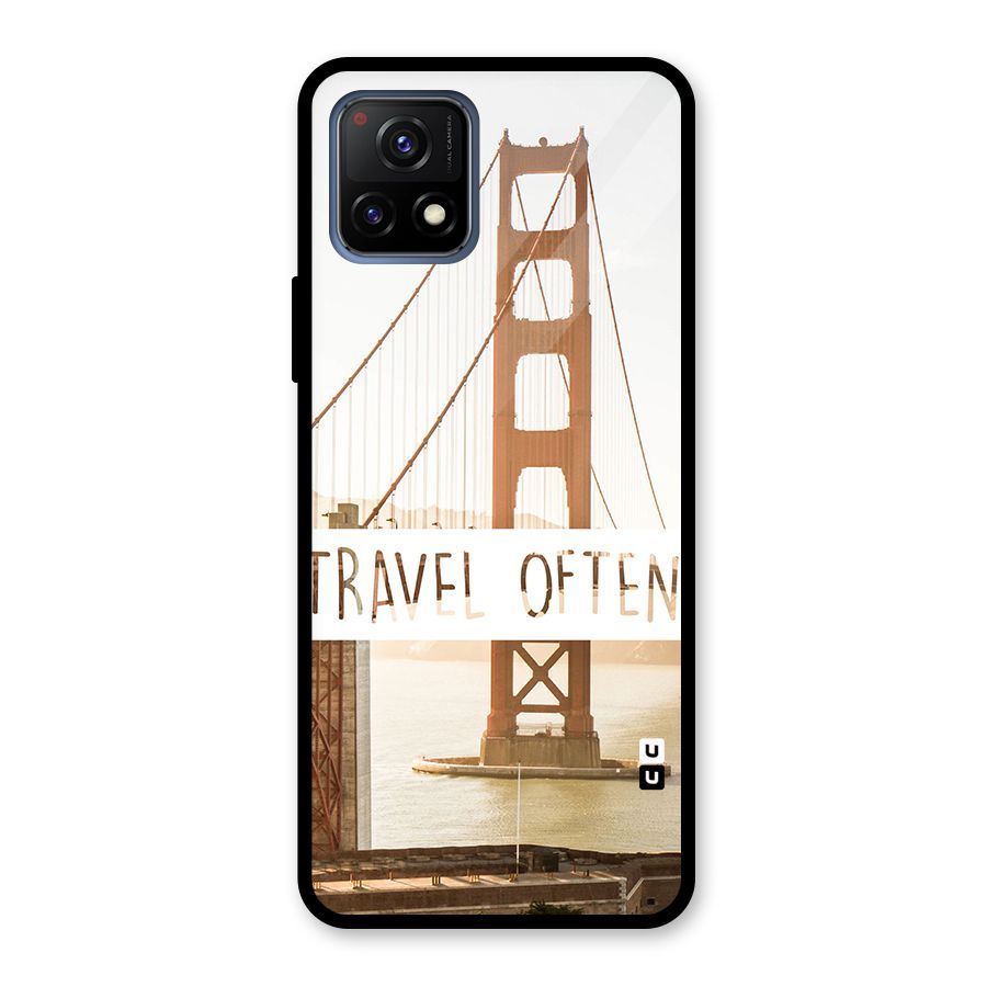 Travel Often Glass Back Case for Vivo Y72 5G