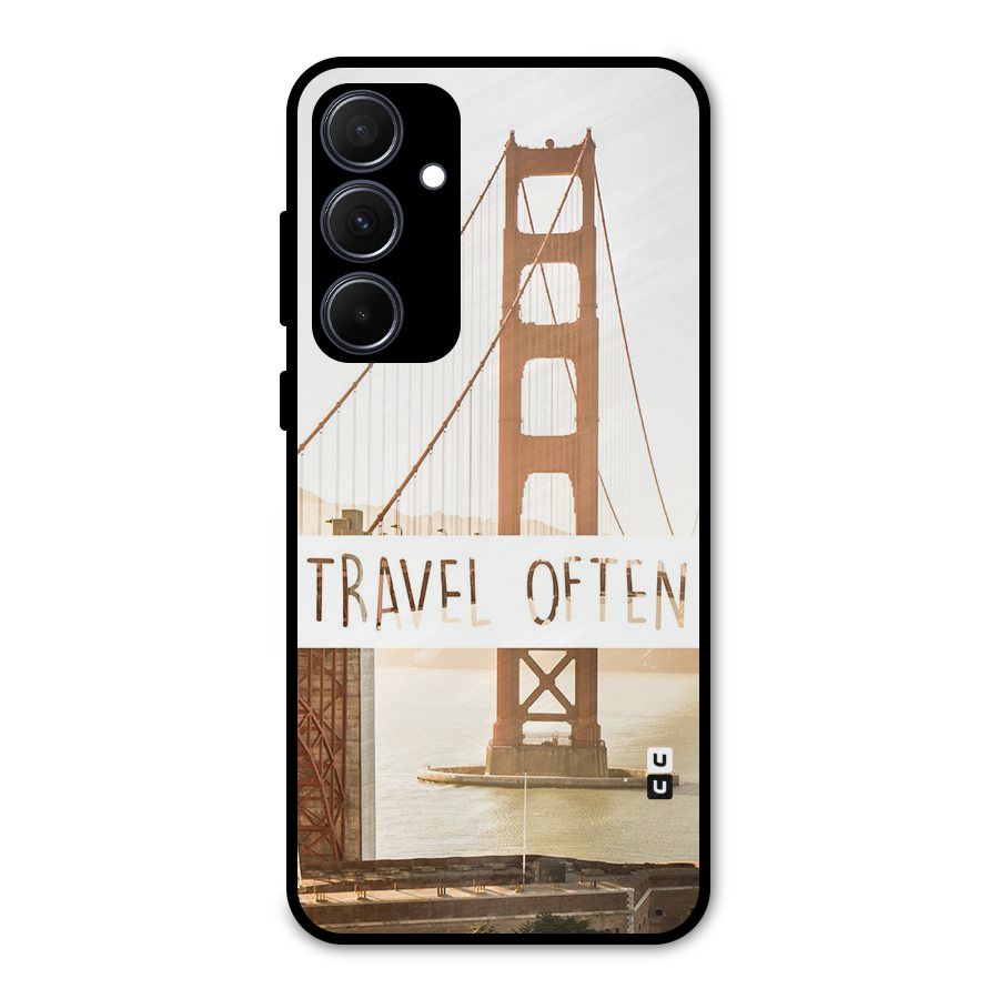 Travel Often Metal Back Case for Galaxy A35