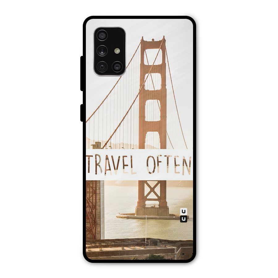 Travel Often Metal Back Case for Galaxy A71
