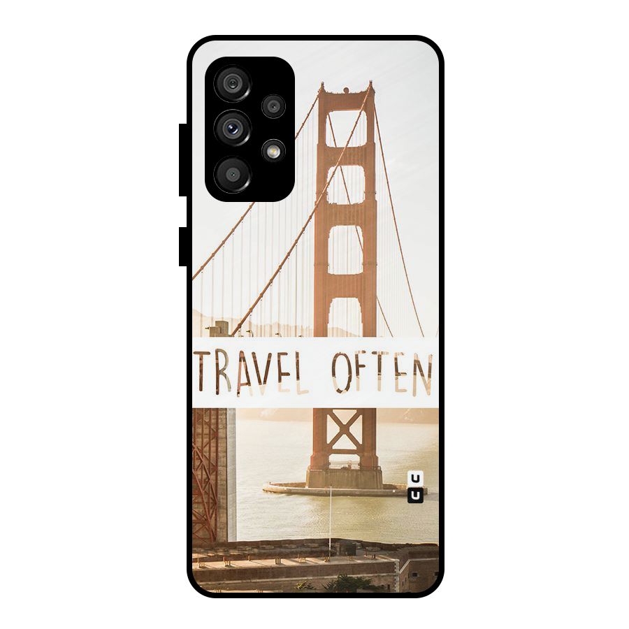 Travel Often Metal Back Case for Galaxy A73 5G