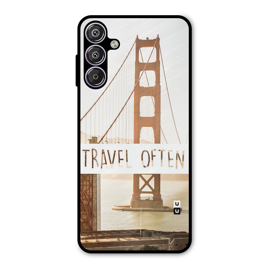 Travel Often Metal Back Case for Galaxy F15