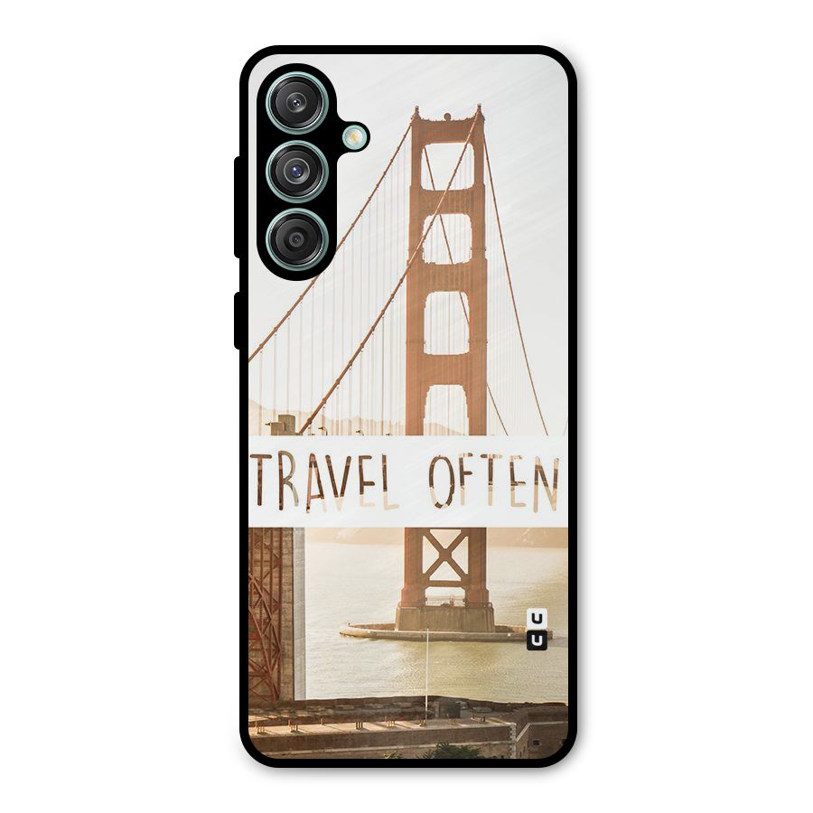Travel Often Metal Back Case for Galaxy M55 5G