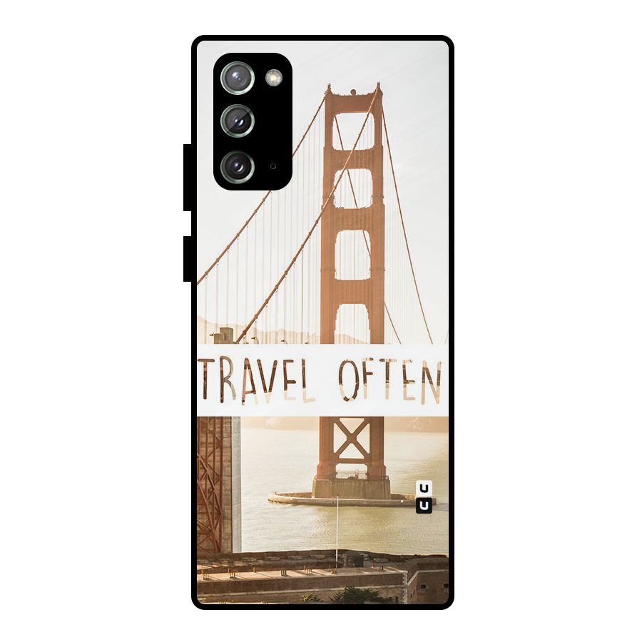 Travel Often Metal Back Case for Galaxy Note 20