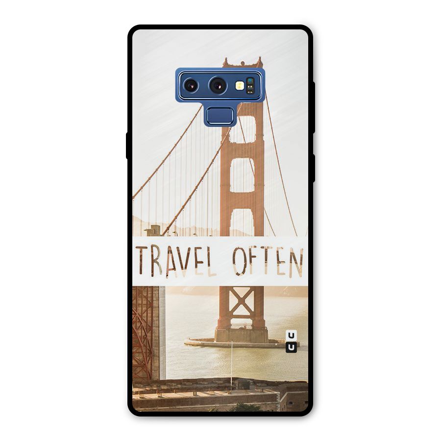 Travel Often Metal Back Case for Galaxy Note 9