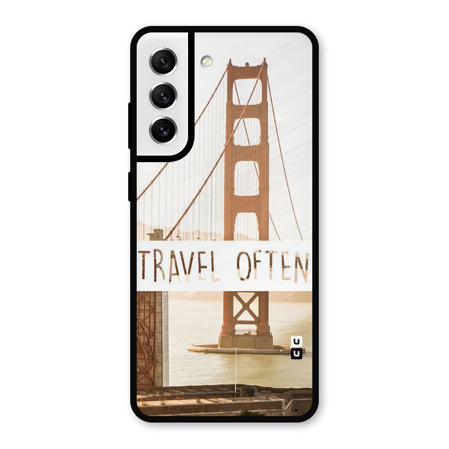 Travel Often Metal Back Case for Galaxy S21 FE 5G