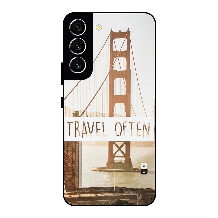 Travel Often Metal Back Case for Galaxy S22 5G