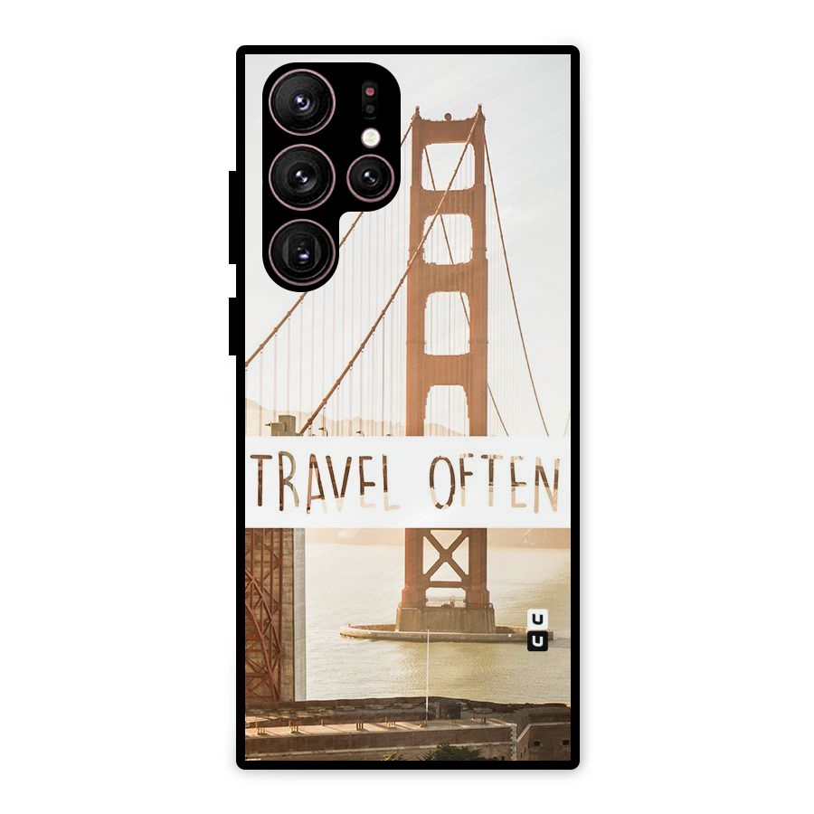 Travel Often Metal Back Case for Galaxy S22 Ultra 5G