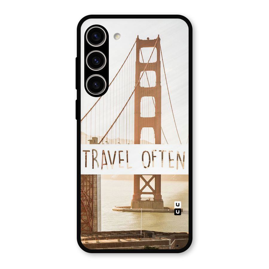 Travel Often Metal Back Case for Galaxy S23 Plus