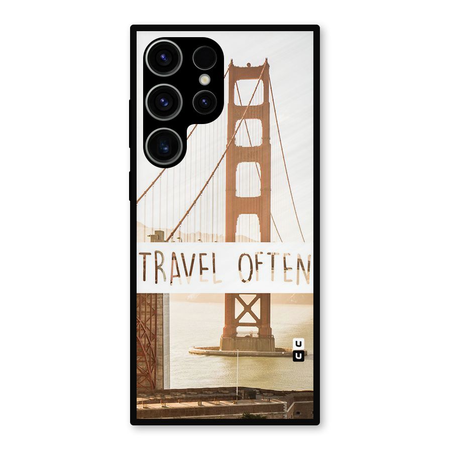Travel Often Metal Back Case for Galaxy S23 Ultra