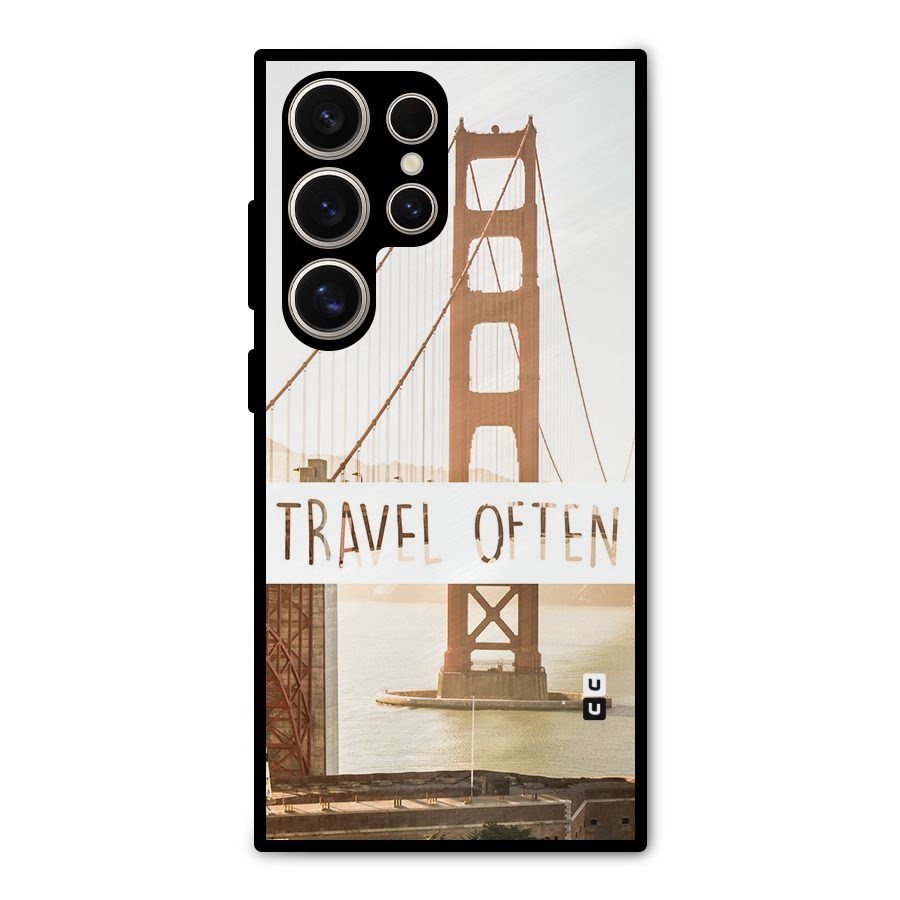 Travel Often Metal Back Case for Galaxy S24 Ultra