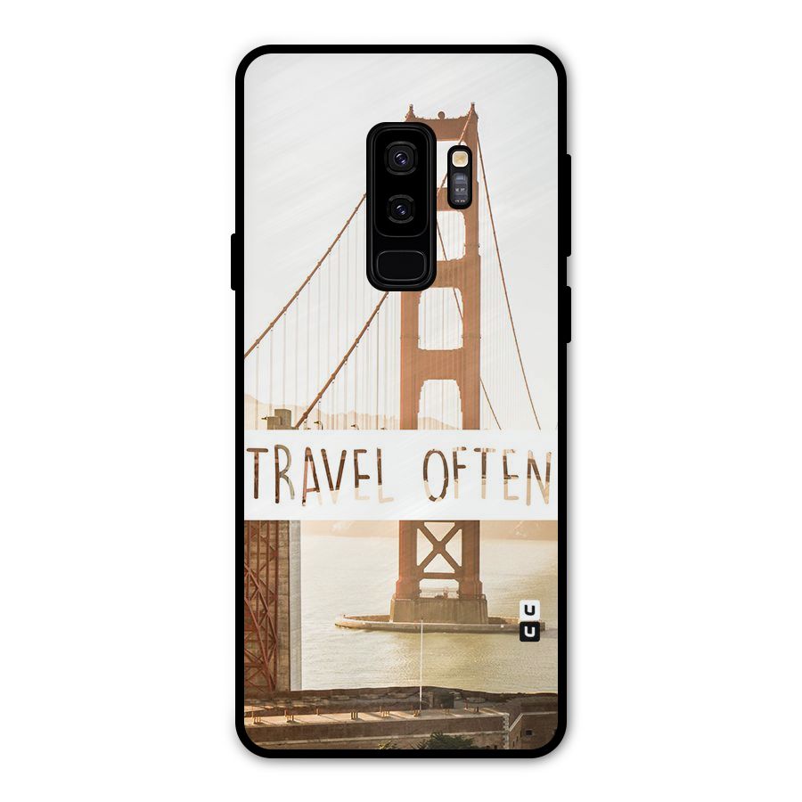 Travel Often Metal Back Case for Galaxy S9 Plus