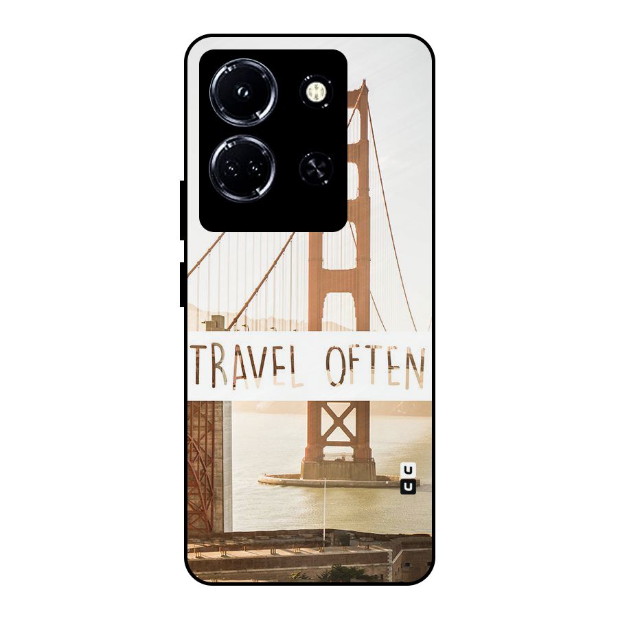 Travel Often Metal Back Case for Infinix Note 30 5G