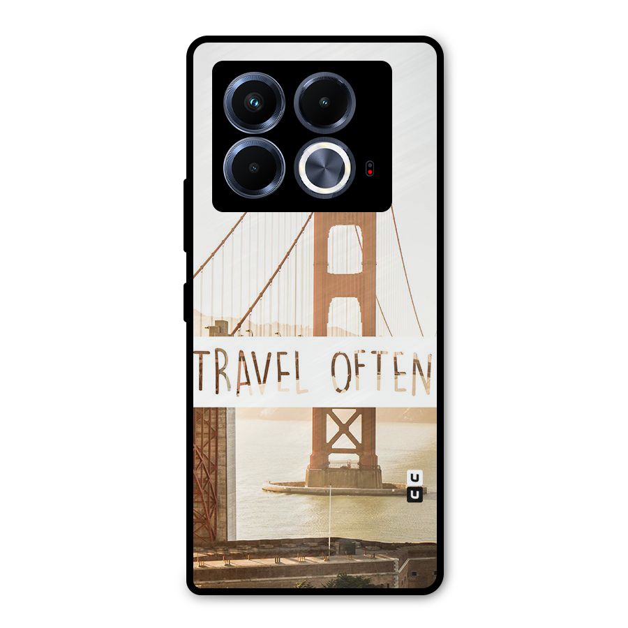 Travel Often Metal Back Case for Infinix Note 40 5G