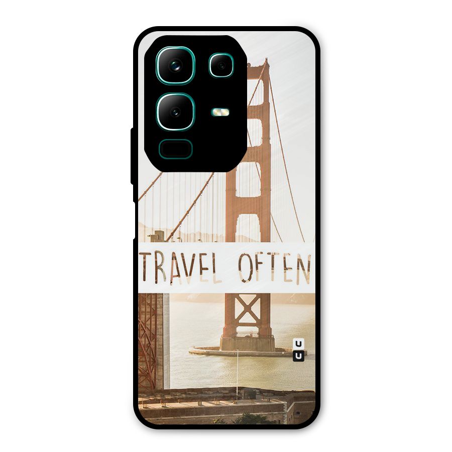 Travel Often Metal Back Case for Infinix Note 50x