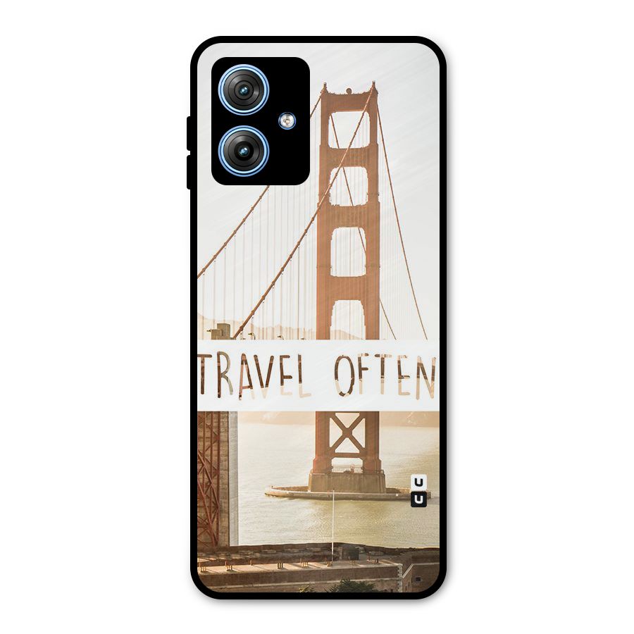 Travel Often Metal Back Case for Moto G54