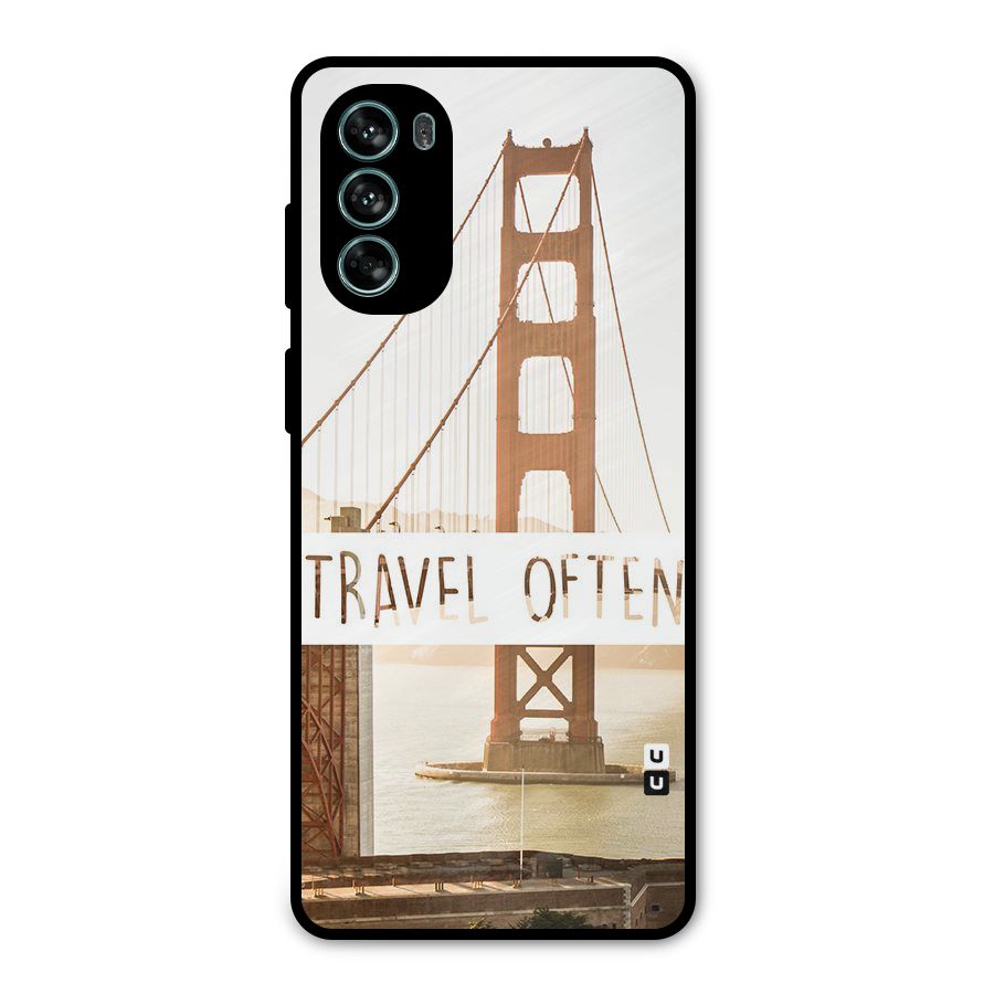 Travel Often Metal Back Case for Moto G62